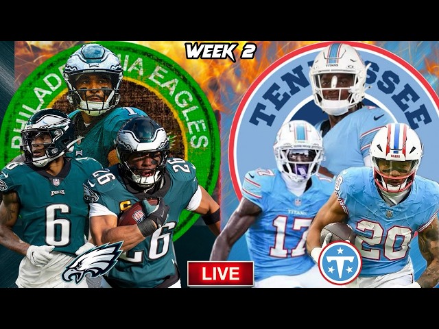 🏈 Eagles vs Titans, ULTIMATE Live Stream Reactions With Crazy Eagles Fan