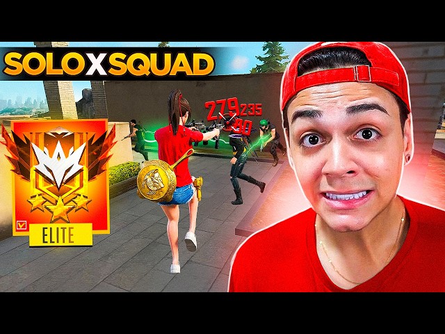 I GOT 54 KILLS IN IMPOSSIBLE SOLO VS SQUAD MATCHES IN ELITE LEAGUE!! FREE FIRE