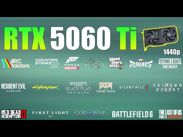 RTX 5060 Ti – Good Enough for 1440p Gaming? (21 Games Tested)