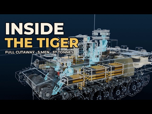 Inside a Tiger Tank: Gun, Armour, Engine and the Five Men Who Ran It (Tiger I Cutaway)