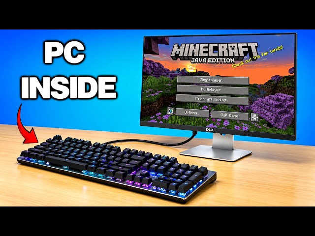 I Built a PC Inside a Keyboard!