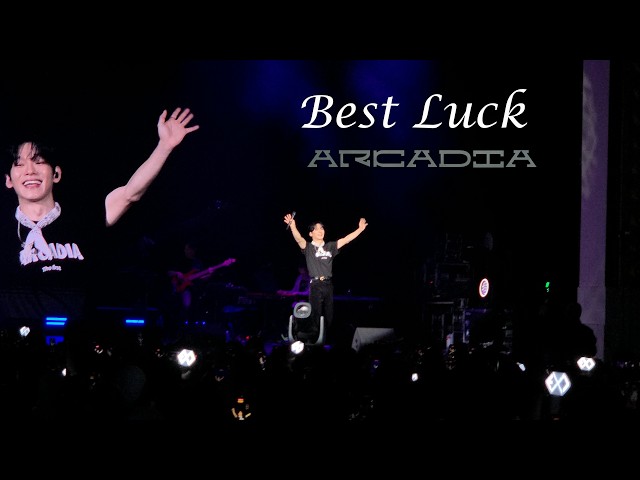 BEST LUCK - CHEN "ARCADIA" CONCERT in Singapore (Last stop on tour - 260412)