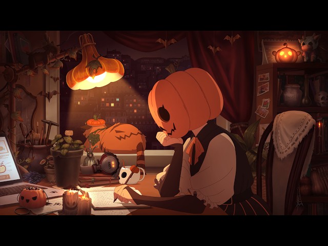 8h of halloween lofi 🎃 spooky ambience to get chills to
