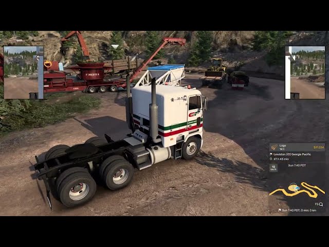 Part 1 Logs from Lillooet BC (ProMods Canada) to Lewiston ID (ATS) no commentary