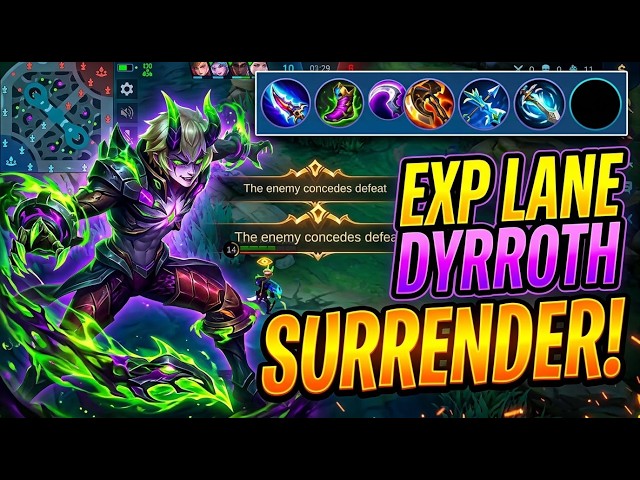 EXP LANE DYRROTH VD SILVANA | SURRENDER UNG KALABAN | #JPPlaysgaming