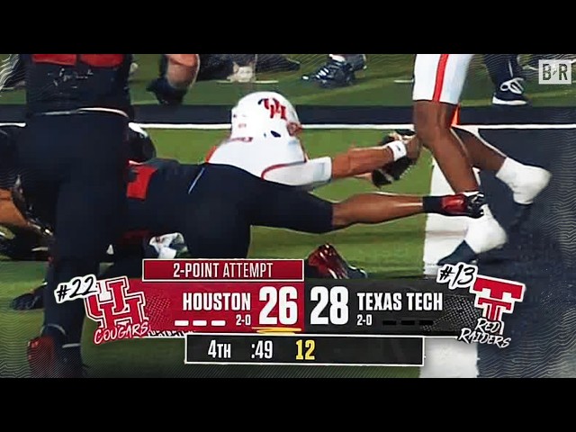 Houston Was This Close to Tying the Game vs. Texas Tech