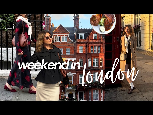 Long Weekend in London Vlog 🇬🇧 | exploring, shopping, food & more!
