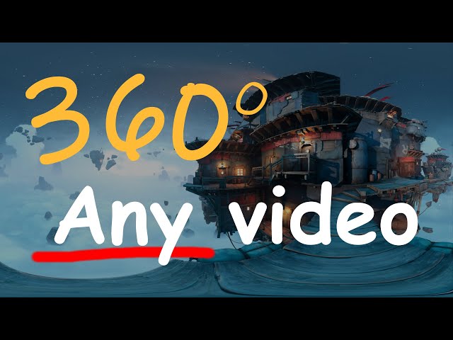 How to - Turn any video into 360!