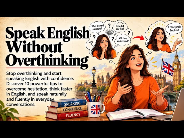 Speak English Without Overthinking | 10 Powerful Tips to Speak Fluently and Confidently