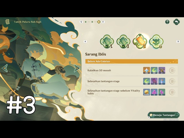 [ID] Event Taktik Peluru Roh Sigil Bagian 3 | Sarang Iblis | Genshin Impact