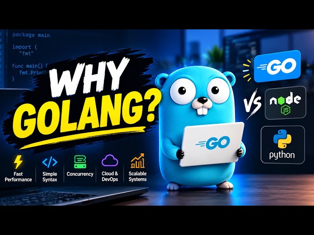Why Choose Golang in 2026? 🔥 | Go vs Node.js vs Python #golang