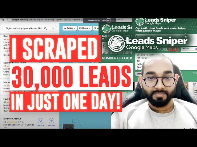 This Google Maps Scraper Generated 30,000 Leads in Just ONE Day! 🤯