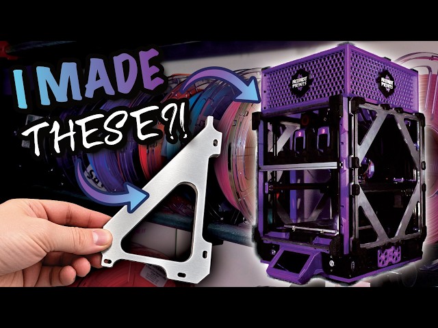 I Used a CNC for the First Time to Upgrade My 3D Printed 3D Printer