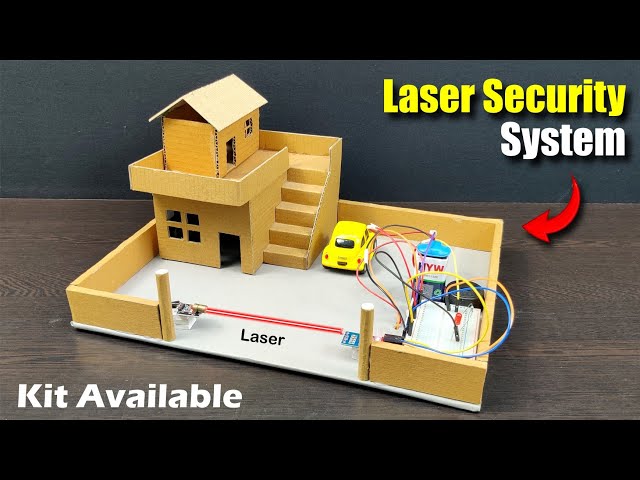 How To Make Laser Security System|| Laser Security Alarm|| Inspire Award Project|| Laser Security 