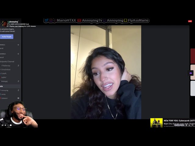 AnnoyingTv 1st Hosted E-DATE W/ "IG Model"