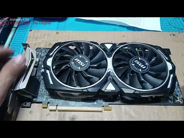 MSI RX 580 ARMOR 8GB OC - No Display, FAN Spin, Missing Data Clock Line(Solved!)