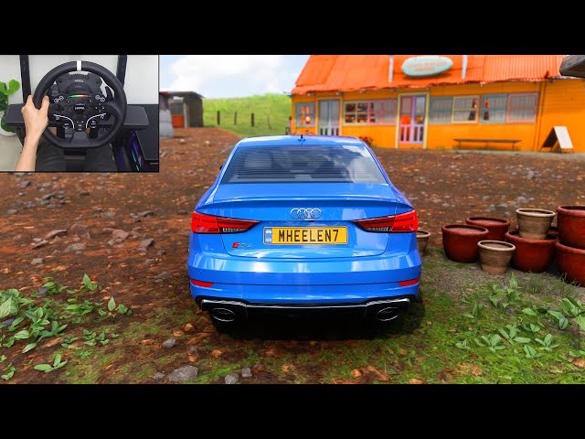 1370HP AUDI RS 3 SEDSN 2020-FORZA HORIZON 5 |STEERING WHEEL GAMEPLAY