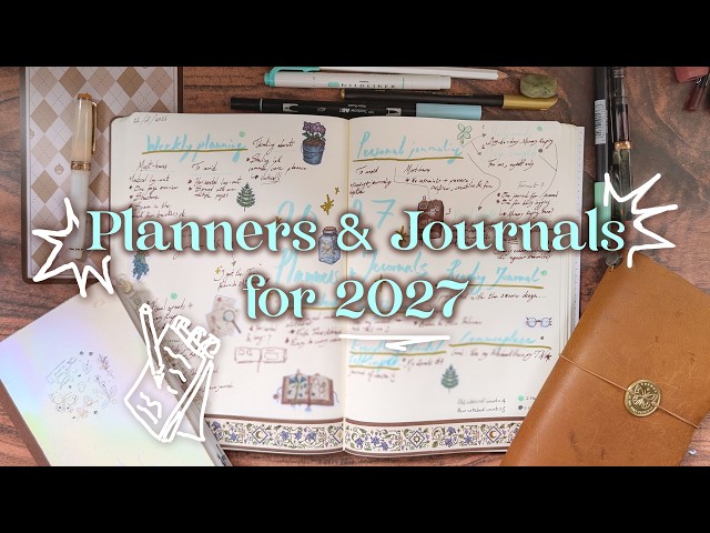 What Planners & Journals I am going to use in 2027 ✨ Techo Kaigi