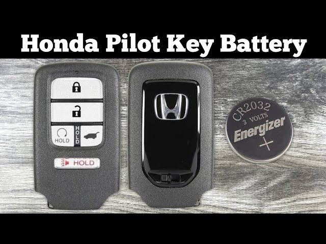 How To Replace Honda Pilot Key Fob Battery 2016 - 2022 Change Replacement Pilot Remote Key Batteries