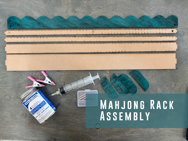 Mahjong Laser Cut File Assembly Tips