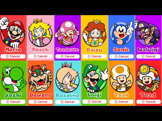 Super Mario 3D World - Top 5 Character Hacks