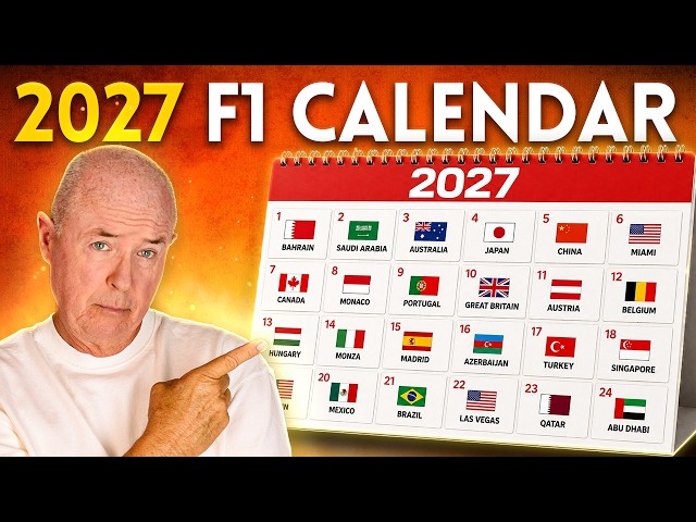 2027 F1 CALENDAR CONFIRMED | What changes?