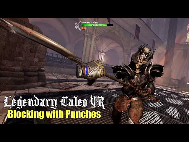Practicing Blocking with Punches on the last boss in Legendary Tales on PSVR2