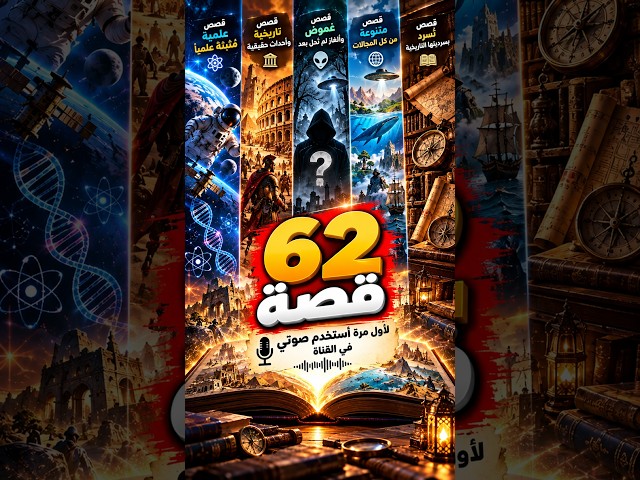 62 قصة في فيديو واحد! | تاريخ، علوم، ألغاز وغموض