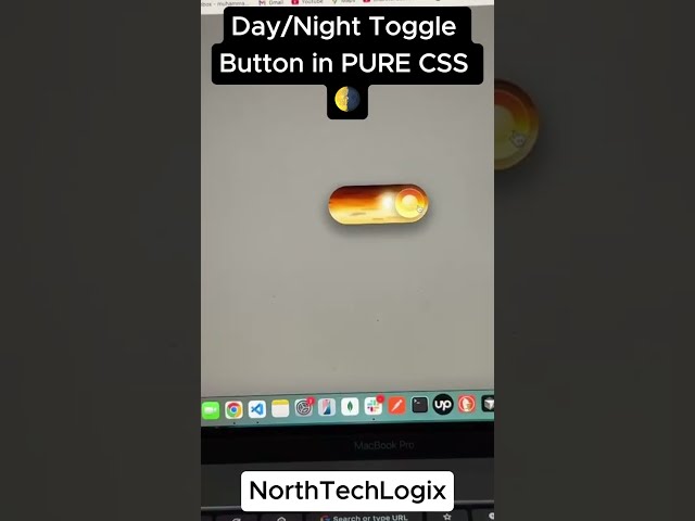 Day/Night Toggle Button in PURE CSS 🌗 (No JavaScript!)