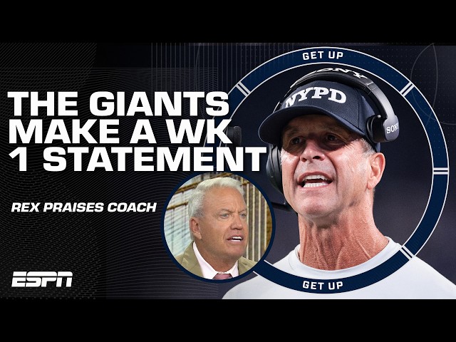 Rex Ryan saw 'inexperience' in the Cowboys' loss to the Giants in Week 1 👀 | Get Up