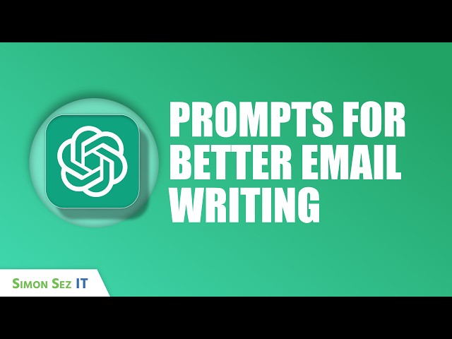 ChatGPT Prompts to Write Better Emails in SECONDS