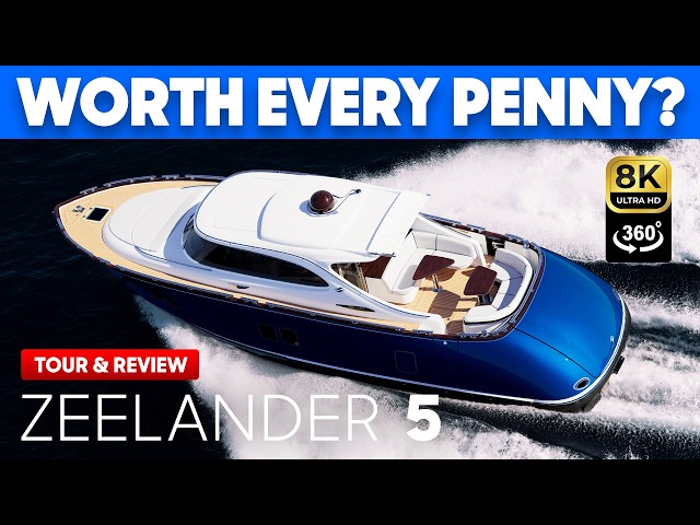 $4m Zeelander 5 Yacht Full 360° Yacht Tour & Review