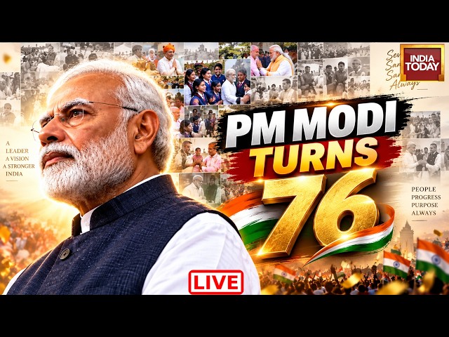 LIVE: PM Modi Turns 76 | PM Modi Birthday | BJP’s Big Birthday Outreach: Seva Sankalp Abhiyan Begins