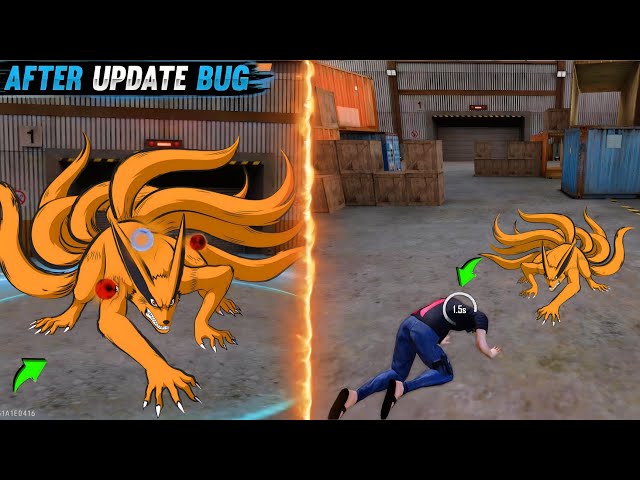 NINE TAILS STRIKES IN LONE WOLF !! OB55 UPDATE FREE FIRE !! FREE FIRE BUG