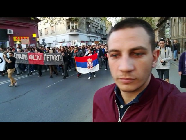 ПРОТЕСТЫ в СЕРБИИ - в эпицентре / Protesti u Srbiji / Novi Sad