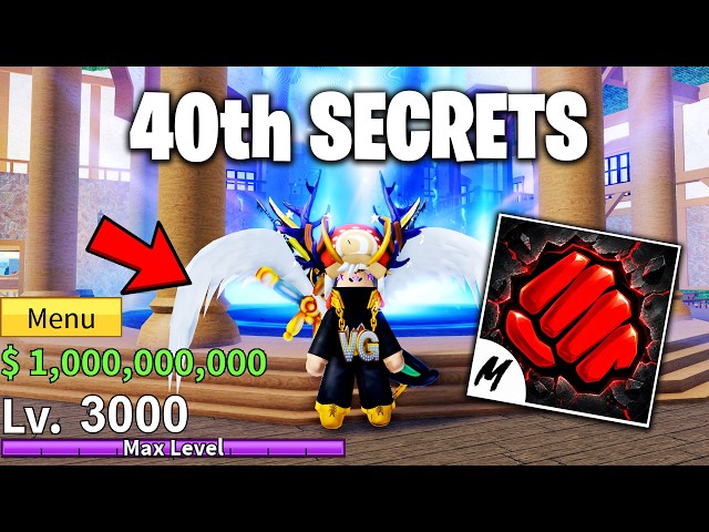 How To Unlock the 40th Secret in Blox Fruits (Level 3000)