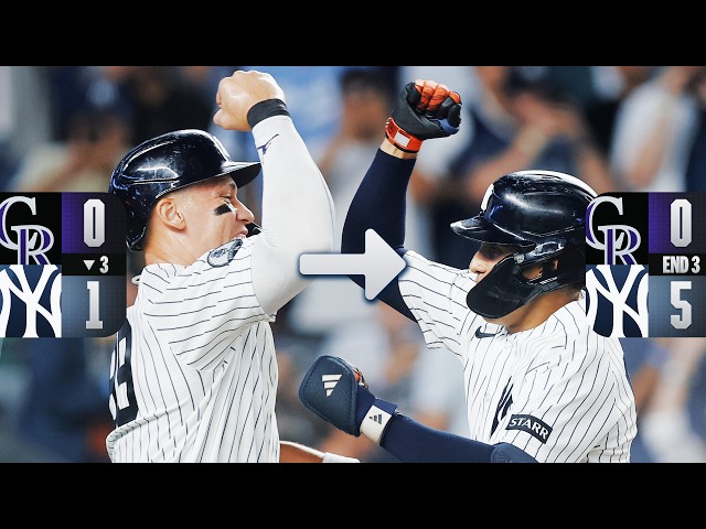 FULL INNING: Judge collects 1st hit since returning from IL, Lombard Jr. hits 1st career grand slam!