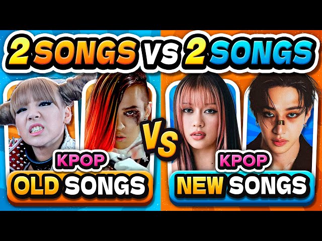 OLD KPOP SONGS vs NEW KPOP SONGS: 2 Songs vs 2 Songs | Kpop Game 2025