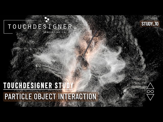 Particle Object Interaction | TouchDesigner Study_10 | Project File (.toe)