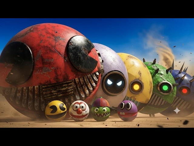 ROBOT PACMAN VS MONSTER PACMAN & CATOON CAT VS MS-PACMAN & PACMAN #2026 SXR8802