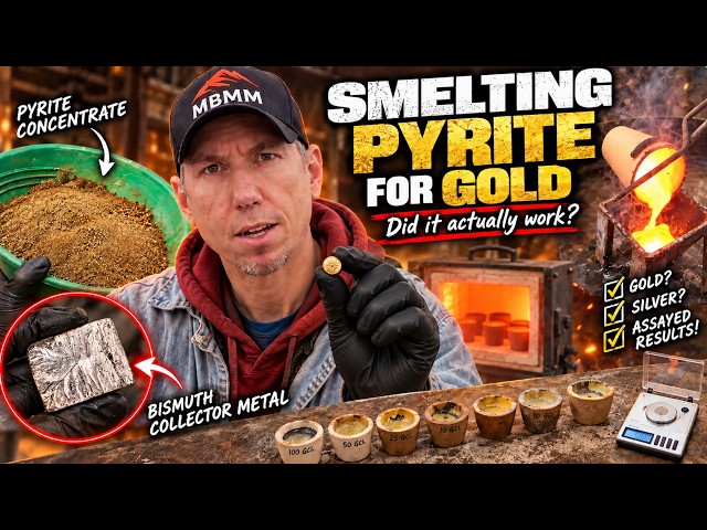 How Much Gold Can I Get From These Pyrite Concentrates??? Smelting 101
