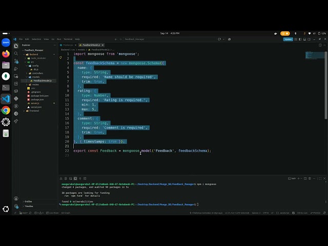 🚀 MongoDB Setup, Schema & Saving Data