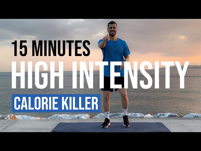 15 MIN CALORIE KILLER - Cardio HIIT Workout - No Repeat, suitable to do in public