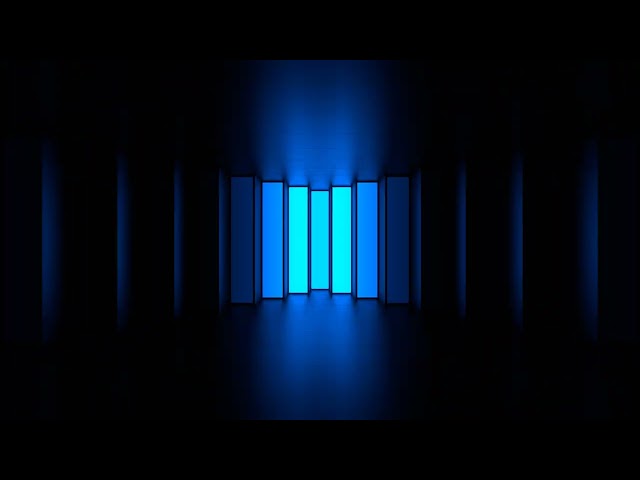 Blue Stair Strobe Background VJ Loops in 4K | Disco DJ Neon Visuals