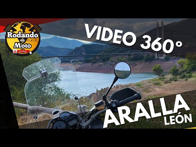 360º SUBIDA ARALLA EN LEÓN - Cámara 360 grados @RodandoenMoto