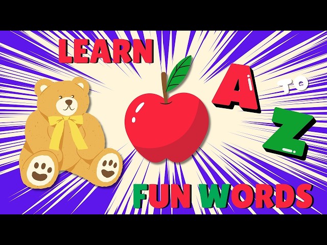 ABC Alphabet Song | A for apple Phonics Song | ABCD Alphabet Rhymes for Nursery Kids - KK Education