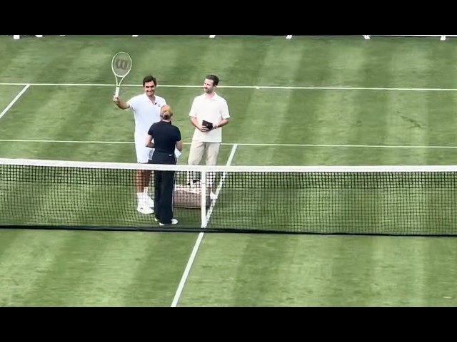 Roger Federer Entrance at his ITHF Celebrity Pro Classic