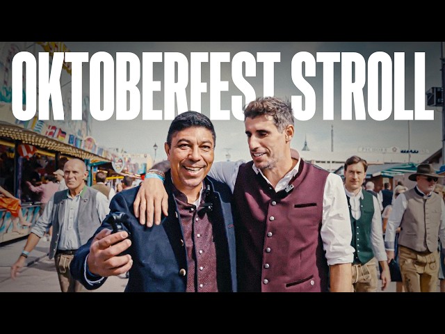 Giovane Élber & Javi Martínez explore the Oktoberfest 🍻 | Wiesn Stroll with Paulaner