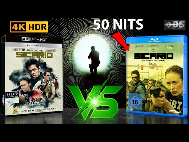 HDR vs SDR | 4K Blu-ray REVIEW |  Dolby Vision & Atmos Analysis  | Sicario 2015