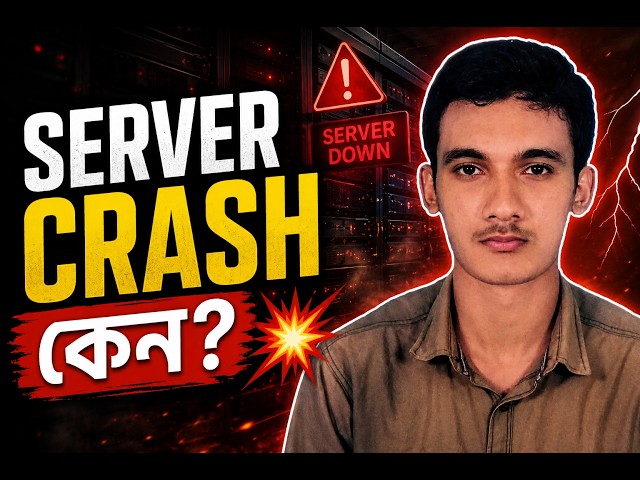 Server Crash কেন হয়? 💥 How Server Crash Happens Explained in Bangla 🚨